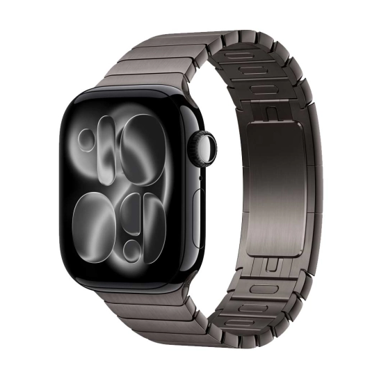 Б/У Смарт-часы Apple Watch Series 11 GPS + LTE 46mm Al. Jet Black Case w. Slate Link Bracelet (Идеальное)