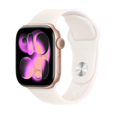 Б/У Смарт-часы Apple Watch Series 11 GPS + LTE 46mm Al. Rose Gold Case w. Light Blush Solo Loop (Отличное) - цена, характеристики, отзывы, рассрочка, фото 1