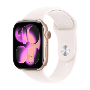 Б/У Смарт-часы Apple Watch Series 11 GPS + LTE 46mm Aluminium Rose Gold Case with Light Blush Sport Band -  M/L (Отличное) - цена, характеристики, отзывы, рассрочка, фото 1