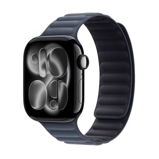 Б/У Смарт-часы Apple Watch Series 11 GPS 42mm Al. Jet Black Case w. Navy Magnetic Link (Идеальное)