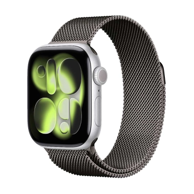 Б/У Смарт-часы Apple Watch Series 11 GPS 42mm Al. Silver Case w. Slate Milanese Loop (Идеальное) - цена, характеристики, отзывы, рассрочка, фото 1