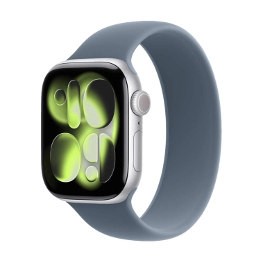 Б/У Смарт-часы Apple Watch Series 11 GPS 46mm Al. Silver Case w. Anchor Blue Solo Loop (Отличное) - цена, характеристики, отзывы, рассрочка, фото 1