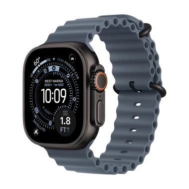 Б/У Смарт-часы Apple Watch Ultra 3 GPS + LTE 49mm Black Titanium Case with Anchor Blue Ocean Band (Отличное) - цена, характеристики, отзывы, рассрочка, фото 1