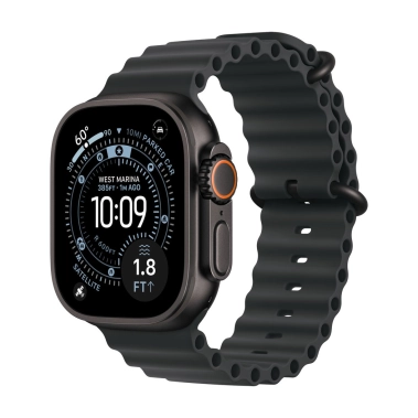 Б/У Смарт-годинник Apple Watch Ultra 3 GPS + LTE 49mm Black Titanium Case with Black Ocean Band (Ідеальний) - цена, характеристики, отзывы, рассрочка, фото 1