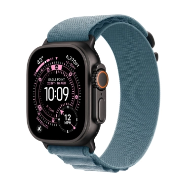 Б/У Смарт-часы Apple Watch Ultra 3 GPS + LTE 49mm Black Titanium Case with Light Blue Alpine Loop (Отличное) - цена, характеристики, отзывы, рассрочка, фото 1