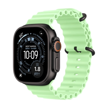 Б/У Смарт-часы Apple Watch Ultra 3 GPS + LTE 49mm Black Titanium Case with Neon Green Ocean Band (Отличное) - цена, характеристики, отзывы, рассрочка, фото 1
