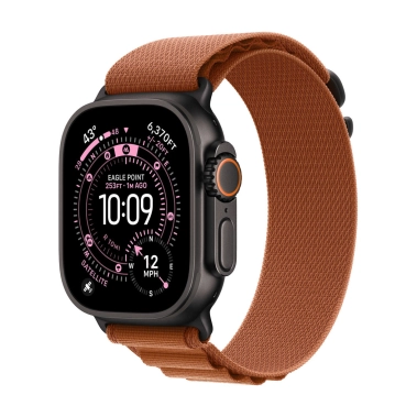Б/У Смарт-часы Apple Watch Ultra 3 GPS + LTE 49mm Black Titanium Case with Terra Cotta Alpine Loop (Отличное) - цена, характеристики, отзывы, рассрочка, фото 1