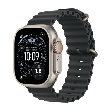 Б/У Смарт-часы Apple Watch Ultra 3 GPS + LTE 49mm Natural Titanium Case with Black Ocean Band (Отличное) - цена, характеристики, отзывы, рассрочка, фото 1