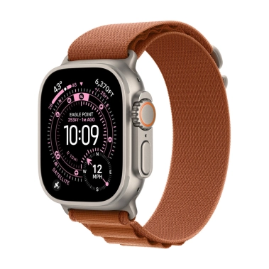 Б/У Смарт-часы Apple Watch Ultra 3 GPS + LTE 49mm Natural Titanium Case with Terra Cotta Alpine Loop (Идеальное) - цена, характеристики, отзывы, рассрочка, фото 1