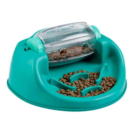 Головоломка-кормушка Outward Hound Dog Spin N`Eat, для собак, зелёная (oh70648)