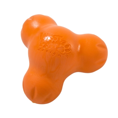 Игрушка Tux Small, для собак, для лакомств, оранжевая, маленькая, 10 см (ZG040TNG) - цена, характеристики, отзывы, рассрочка, фото 1
