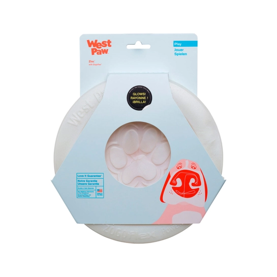 Іграшка Zisc Large, для собак, фрісбі, світиться, велика, 22 см (ZG032GLO)