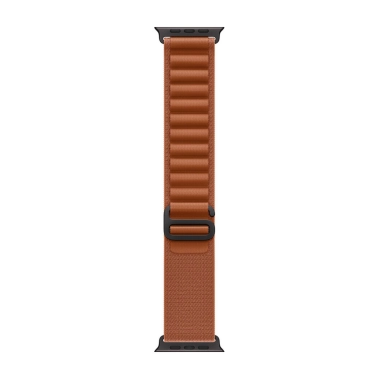 Ремінець Apple Alpine Loop for Apple Watch 49mm Terra Cotta - Medium - Black Titanium Finish - цена, характеристики, отзывы, рассрочка, фото 1