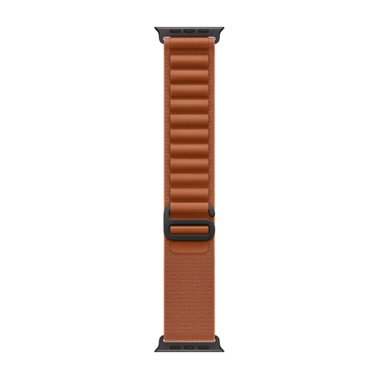 Ремешок Apple Alpine Loop for Apple Watch 49mm Terra Cotta -  Large - Black Titanium Finish