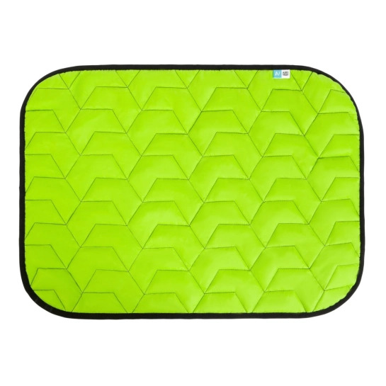 Подстилка для собак AiryVest L 100 x 70 см Салатово-Чёрная (0086)