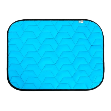 Підстилка для собак AiryVest L 100 x 70 см Голубо-Чорна (0087) - цена, характеристики, отзывы, рассрочка, фото 1