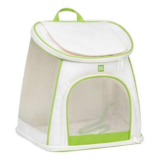 Рюкзак-переноска WAUDOG Relax Eco для кошек и собак мелких пород 40 x 40 x 26 см до 8 кг (9985)