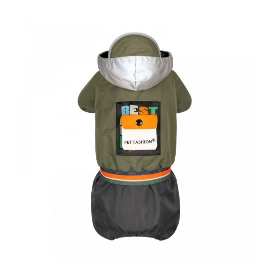 Дождевик Pet Fashion «Jimi» для собак, размер XS, зеленый (лимитированная серия) (PR243150)