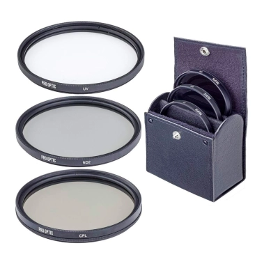 Набор светофильтров ProOptic Lens Essentials Filter Kit 49mm (UV, CP, ND2 with Pouch) (PRO049KIT) - цена, характеристики, отзывы, рассрочка, фото 1