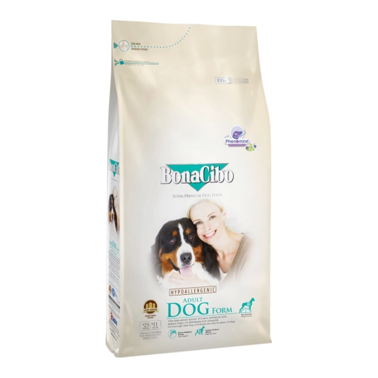 Сухой корм для пожилых и склонных к набору веса собак BonaCibo Adult Dog Form Senior & Over Weight Chicken с Курицей 15 кг (BC405826)