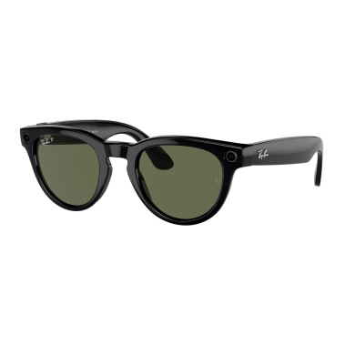 Смарт-очки Ray-Ban Meta Headliner - Shiny Black Frame with Green Polarized Lenses (RW4009F 601/9A 50-23) - цена, характеристики, отзывы, рассрочка, фото 1