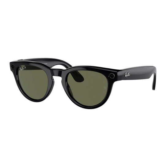 Смарт-окуляри Ray-Ban Meta Headliner - Shiny Black Frame with Green Polarized Lenses (RW4009F 601/9A 50-23)