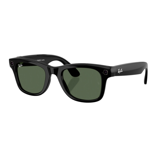Смарт-очки Ray-Ban Meta Wayfarer Gen 2 - Shiny Black Frame with G-15 Green Lenses (RW4012 601/71 50-22)