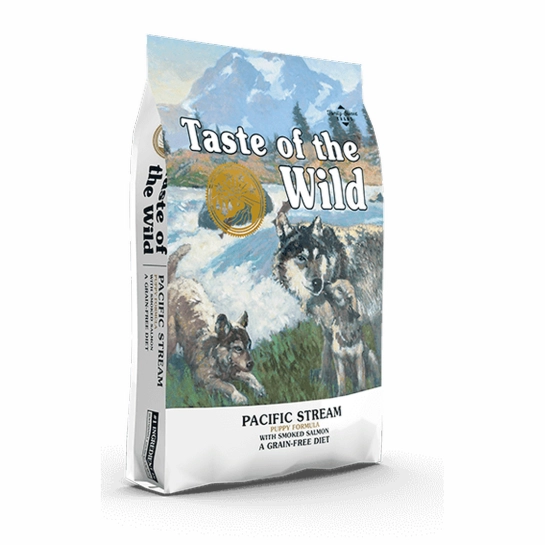 Сухой корм для щенков всех пород Taste of the Wild Pacific Stream Puppy с Копчёным Лососем 5,6 кг (9756-HT77)