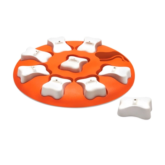 Интерактивная игрушка Nina Ottosson для собак Dog Smart, оранжевая (no67331)