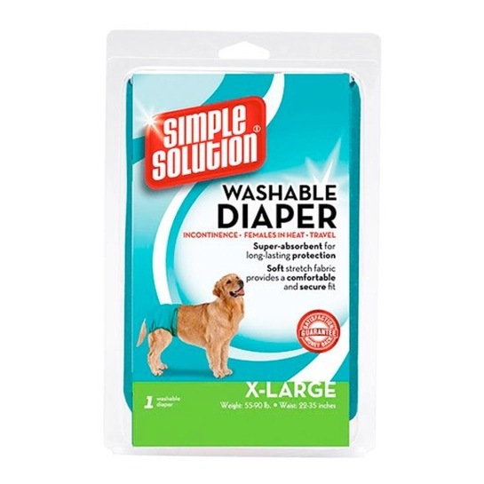 Многоразовый гигиенический подгузник для животных Simple Solution Washable Diaper X-Large большой (ss10595)
