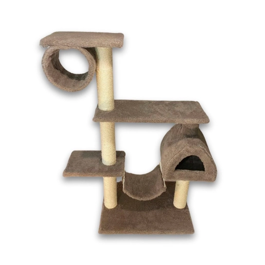 Кігтеточка Природа Містечко 2 коричнева 108х49х122 см (PR740260)