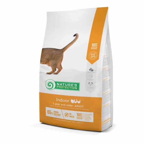 Сухий корм для дорослих кішок, що живуть у приміщенні Nature’s Protection Indoor 2 кг (NPS45764)