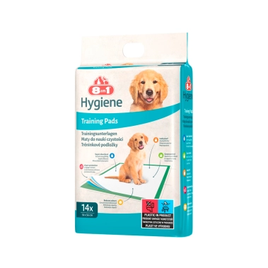 Пеленки 8in1 Training Pads для собак, 56x56 см, 14 шт - цена, характеристики, отзывы, рассрочка, фото 1