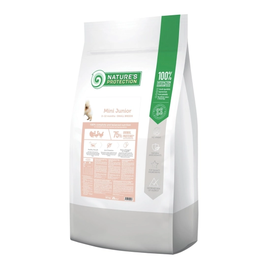 Сухой корм для щенков мелких пород Nature’s Protection Mini Junior Small Breeds 18 кг (NPB46026)
