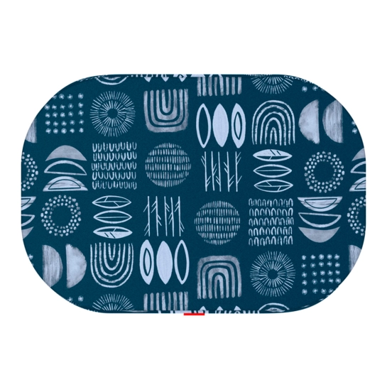 Лежанка для собак WAUDOG Relax, рисунок Абстракция, со сменным чехлом, S, ширина 55 см, длина 40 см (097-0018)