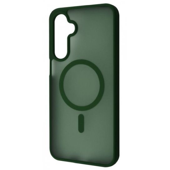 WAVE Matte Color Case with Magnetic Ring Samsung Galaxy S24 FE green - ціна, характеристики, відгуки, розстрочка, фото 1