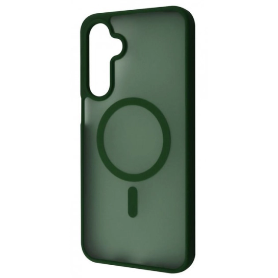 WAVE Matte Color Case with Magnetic Ring Samsung Galaxy S24 FE green