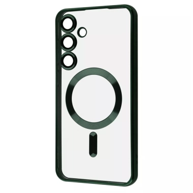 Чехол WAVE Metal Color Case with Magnetic Ring Samsung Galaxy S24 FE Dark green - цена, характеристики, отзывы, рассрочка, фото 1