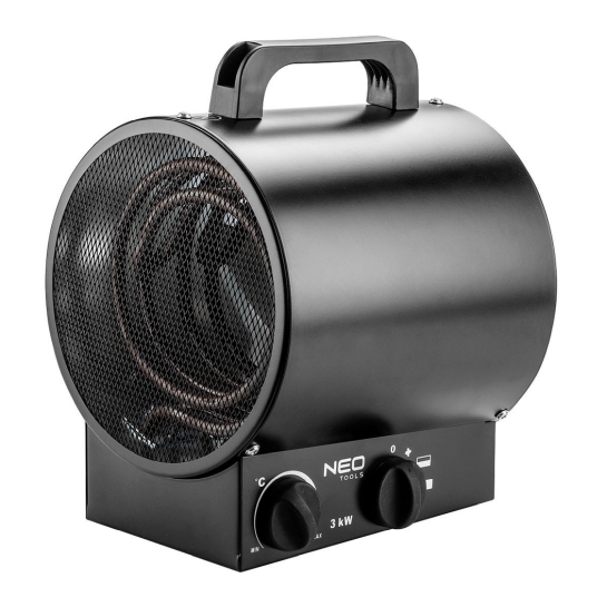 Тепловентилятор Neo Tools TOOLS 3 кВт (90-066) - ціна, характеристики, відгуки, розстрочка, фото 1