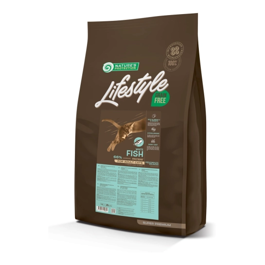 Сухой корм для взрослых кошек Nature