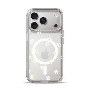 Чехол Pump Clear Case with MagSafe for iPhone 17 Pro Chamomile - цена, характеристики, отзывы, рассрочка, фото 1