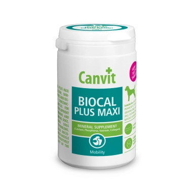 Вітамінно-мінеральна добавка Canvit Biocal Plus Maxi для собак, 230 г (can53145) - цена, характеристики, отзывы, рассрочка, фото 1
