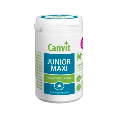 Вітамінно-мінеральна добавка Canvit Junior Maxi для собак, 230 г (can53373) - цена, характеристики, отзывы, рассрочка, фото 1
