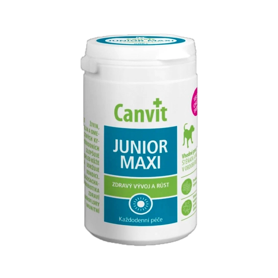 Вітамінно-мінеральна добавка Canvit Junior Maxi для собак, 230 г (can53373)