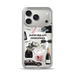 Чохол Pump Clear Case with MagSafe for iPhone 17 Pro Good Vibes Only