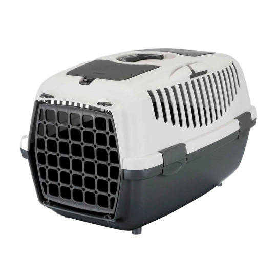 Переноска Trixie Capri 2 для животных до 8 кг, 37 x 34 x 55 см (серая) (39821)