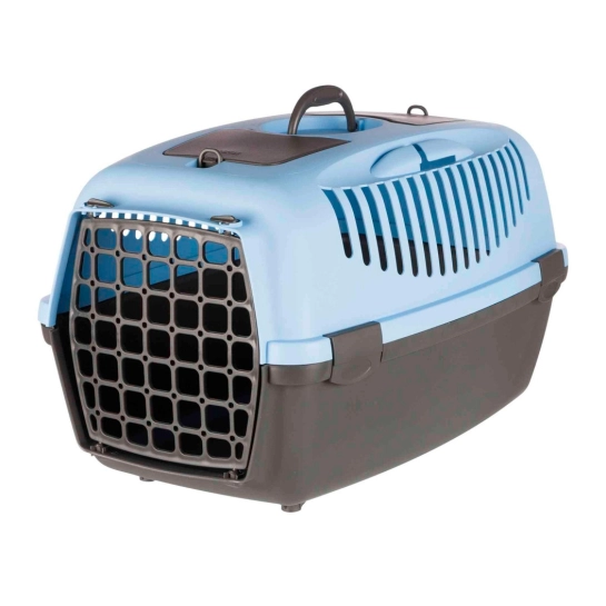 Переноска Trixie Capri 3 Open Top для животных до 12 кг, 40 x 38 x 61 см (голубая) (39832)