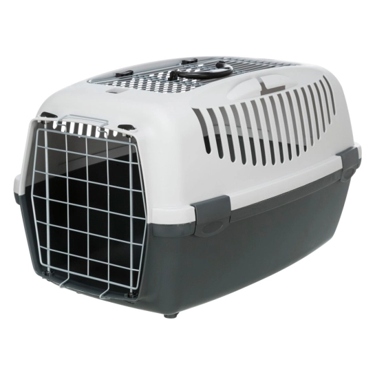 Переноска Trixie Capri 3 Open Top для животных до 12 кг, 40 x 38 x 61 см (серая) (39861)