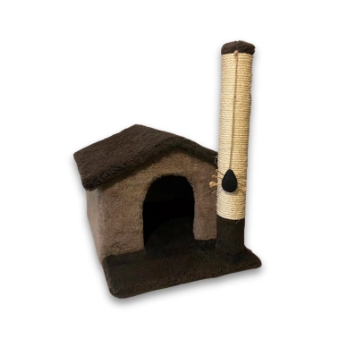 Кігтеточка Природа Шале коричнева 38x50x53 см (PR243474) - цена, характеристики, отзывы, рассрочка, фото 1