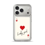 Чехол Pump Clear Case with MagSafe for iPhone 17 Pro Max Ace of Hearts
